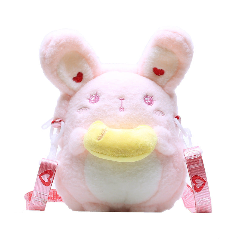 Sweetheart Plush Bunny Shoulder Bag