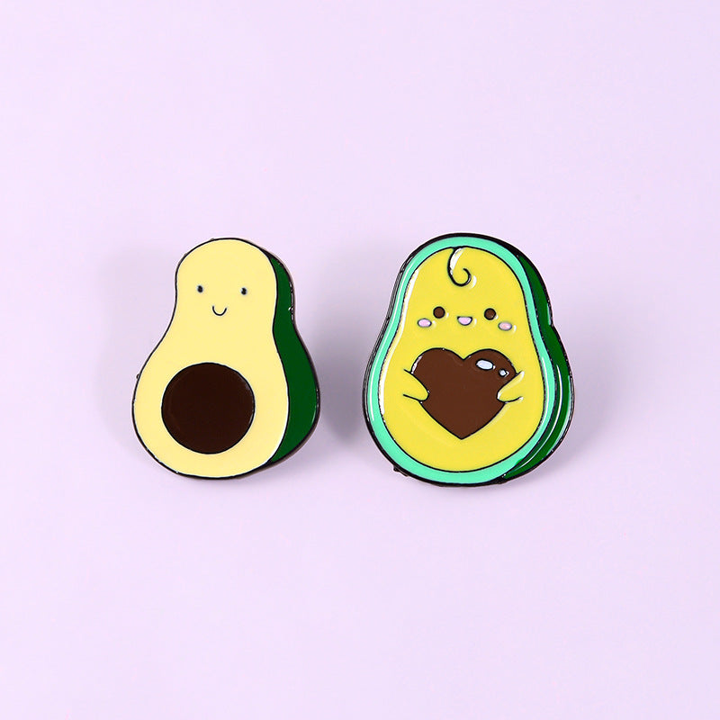 Cartoon Avocado Pins