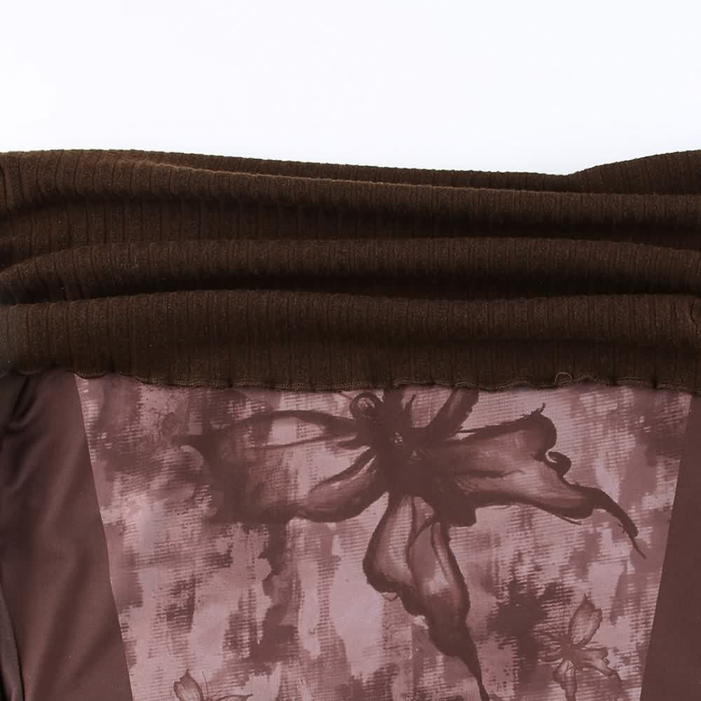 Fairycore Butterfly Bardot Long Sleeve Top
