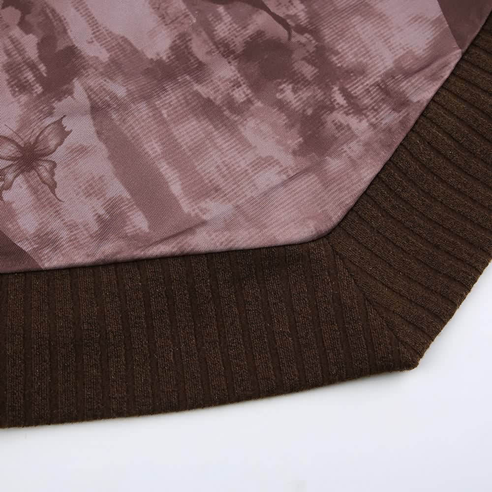 Fairycore Butterfly Bardot Long Sleeve Top