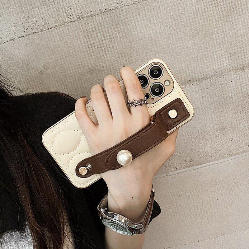 Fashion PU Leather Cute Phone Cases For iPhone 14 13 12 11 Pro Max XS XR X 14 Plus