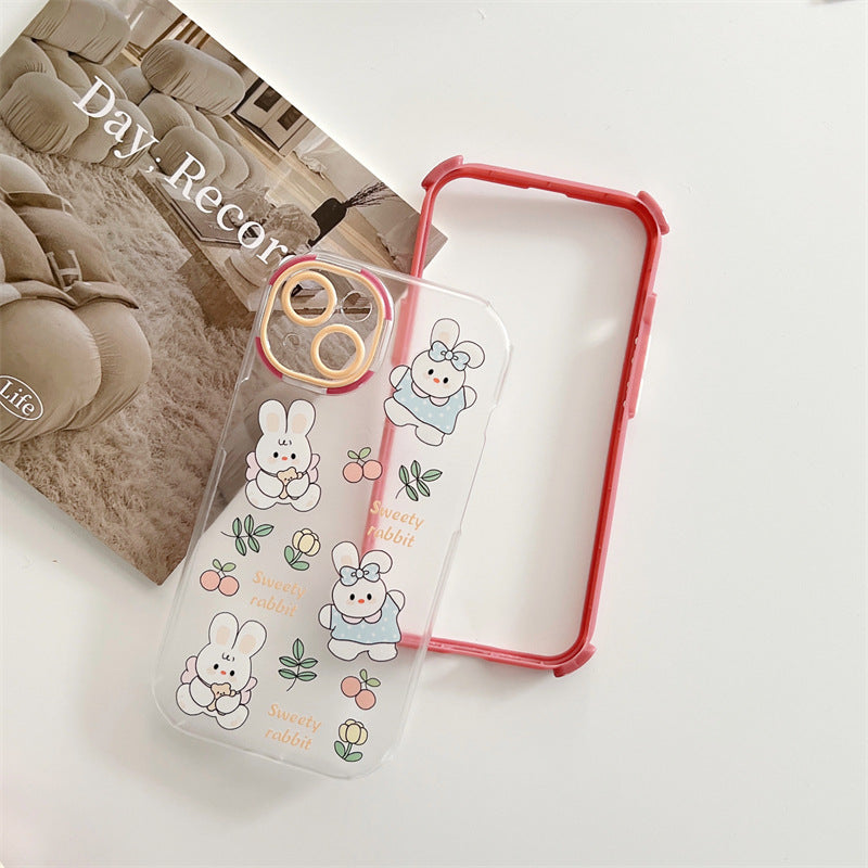 Cute Cartoon Bunny With Bow Phone Case