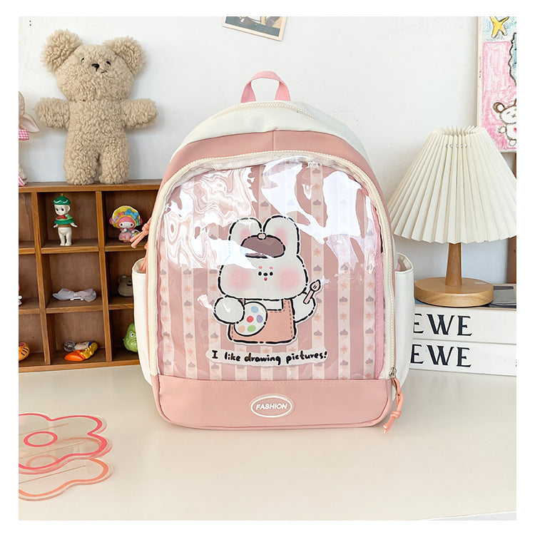 Cute Transparent PVC Backpack