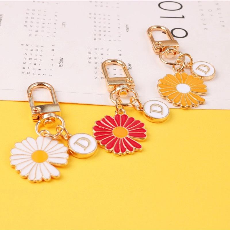 Kawaii Daisy Flower Keychain