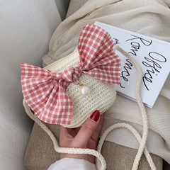 Cute Handmade Straw Mini Bag