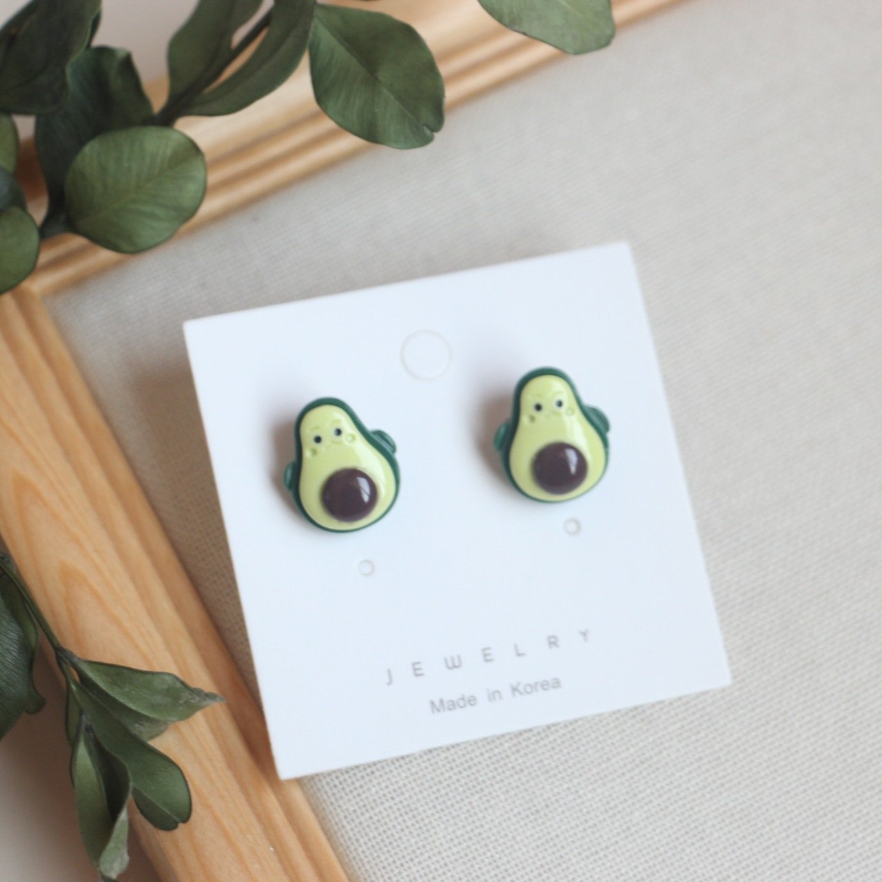 Cartoon Simulation Resin Earrings