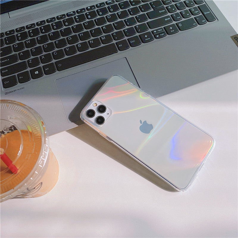 Bubble Rainbow Laser Phone Case