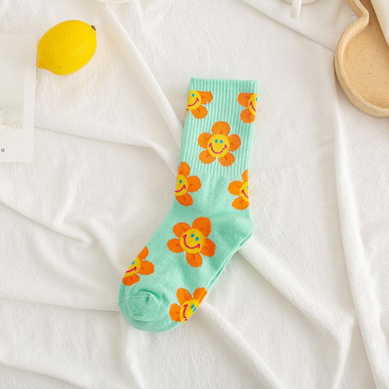 Cute Sun Flower Socks