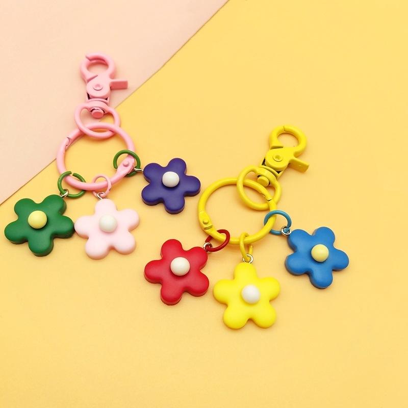 Cute Flower Colorful Keychain