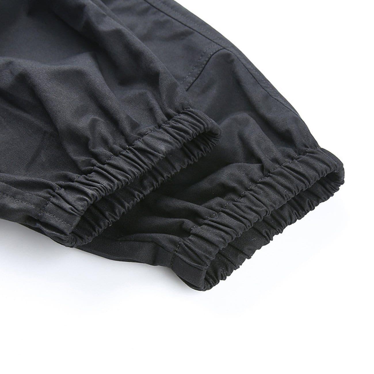 Asymmetrical Multi Pockets Cargo Pants