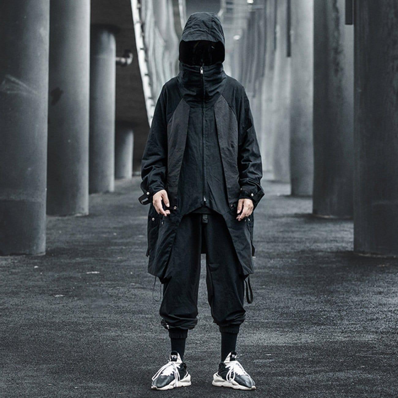 Dark Functional Patchwork Jacket