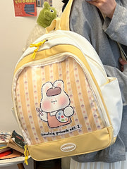 Cute Transparent PVC Backpack