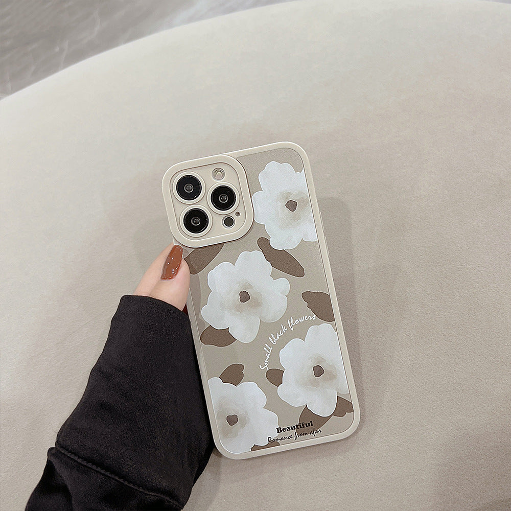 Vintage Matte Flower Phone Case