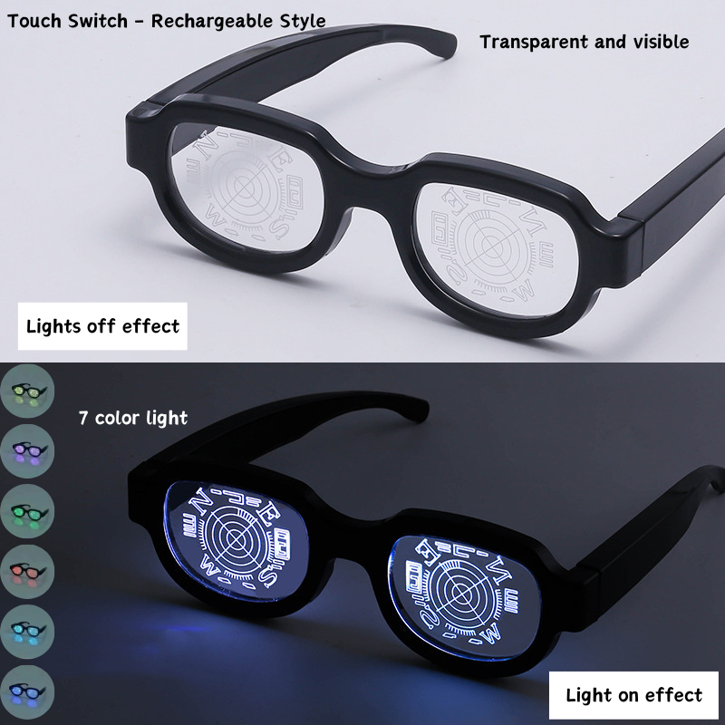 Super Cool Luminous Glasses Toy