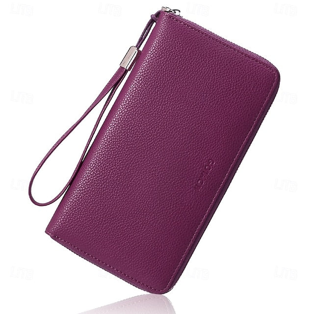 Leather Bag Outdoor Mobile Wallet Daily  Phone PU