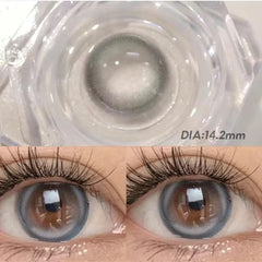 Peach Black Tea 14.2mm Contact Lenses(6months wear)