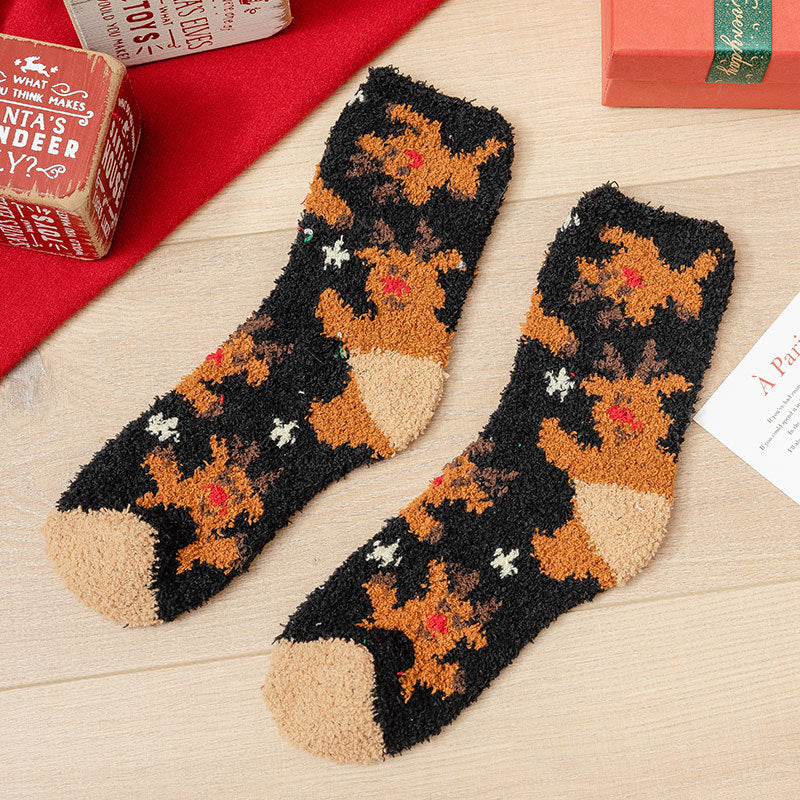 Cute Christmas Floor Socks