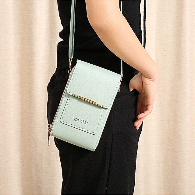 Coin Mobile Phone Purse Wallet  Crossbody Bag