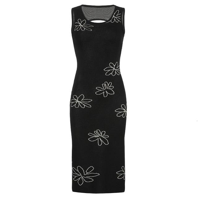 Gemma Backless Halter Dress
