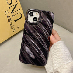 Glossy Silk Texture Pattern - Cute Phone Cases for iPhone 14, 13, 11, 12 Pro Max, 14 Pro, and 14 Plus