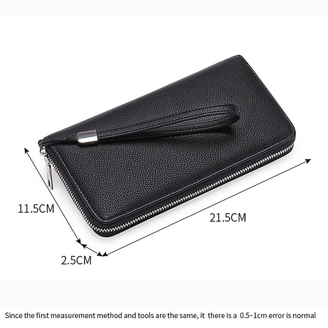 Leather Bag Outdoor Mobile Wallet Daily  Phone PU