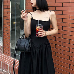 Gothic Elegantes Korsett-Maxikleid