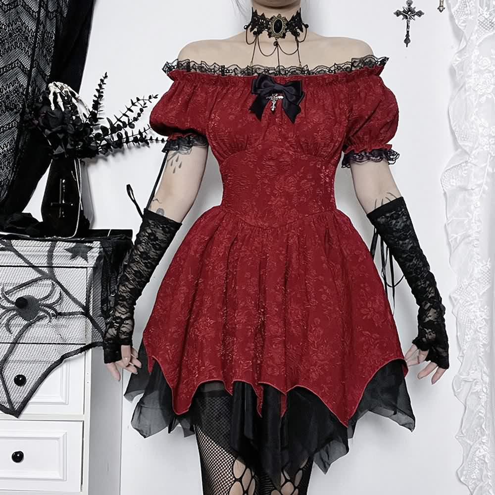 Gothic Lolita Party Mini Dress