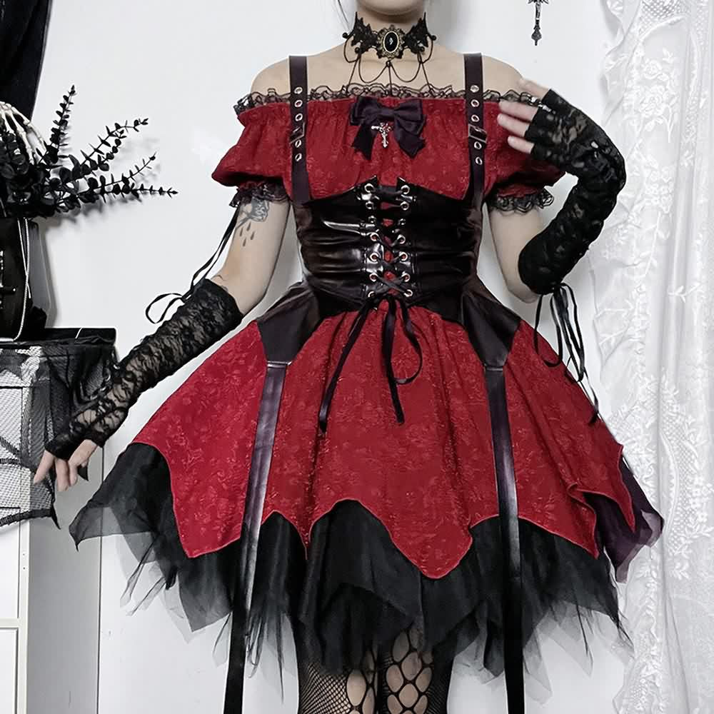 Gothic Lolita Party Mini Dress