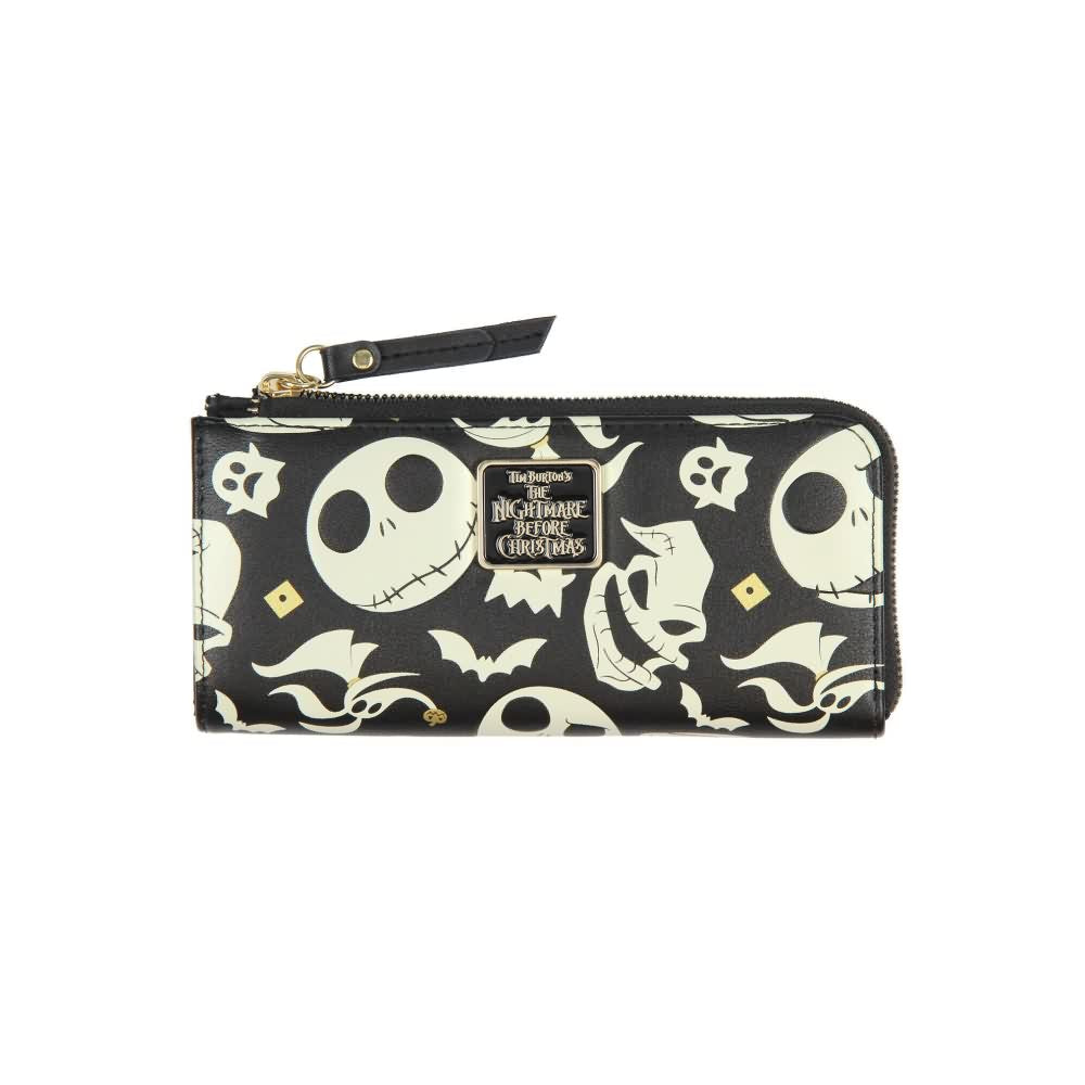 Gothic Nightmare PU Leather Zip Wallet