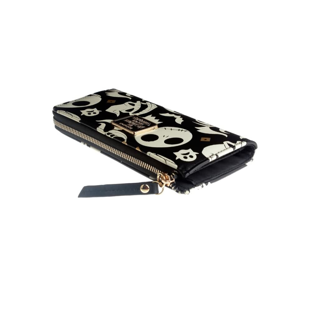 Gothic Nightmare PU Leather Zip Wallet