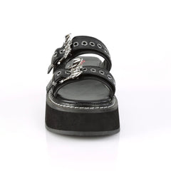 Gothic Nocturnal Bat Platform Sandals