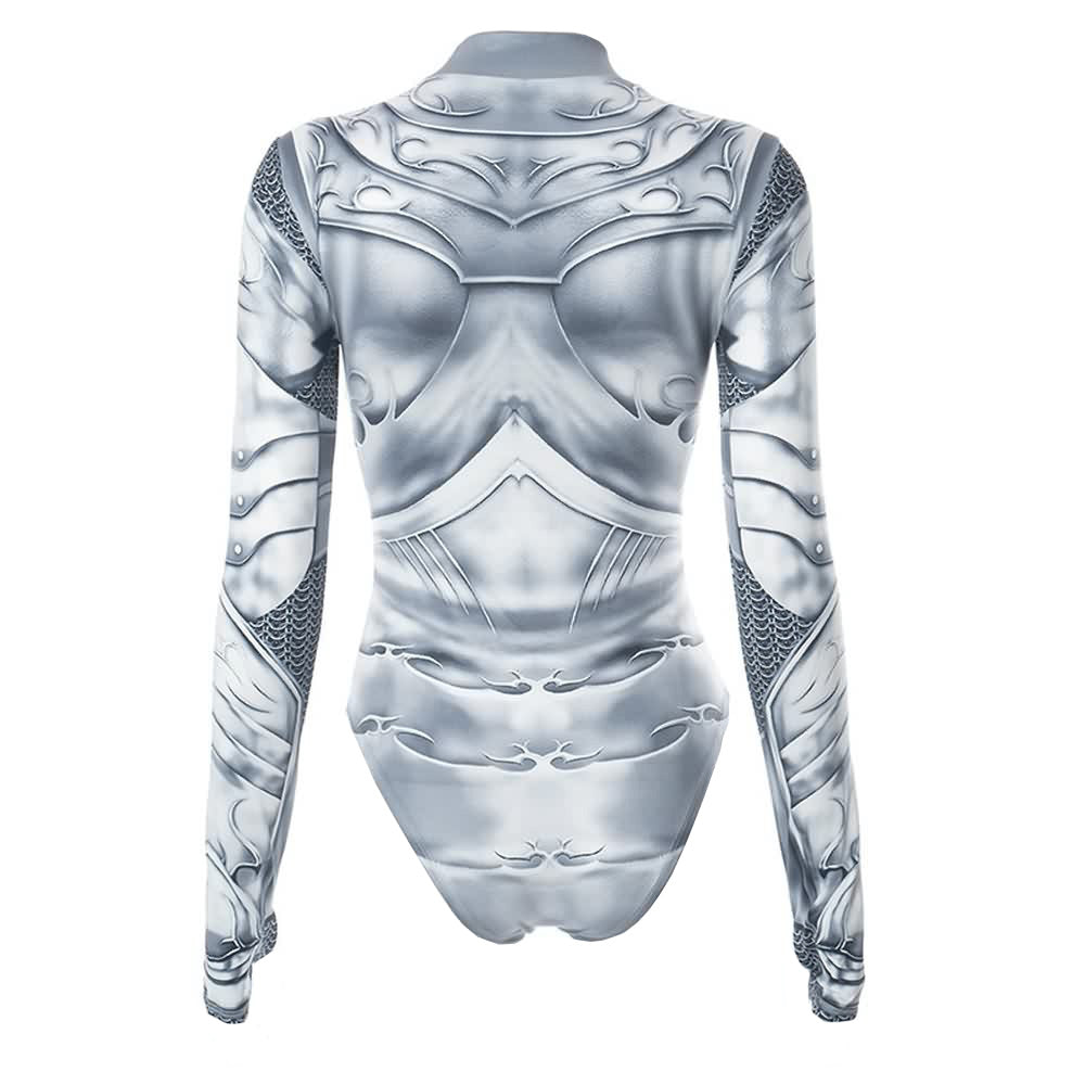 Gothic Punk Armor Bodysuit