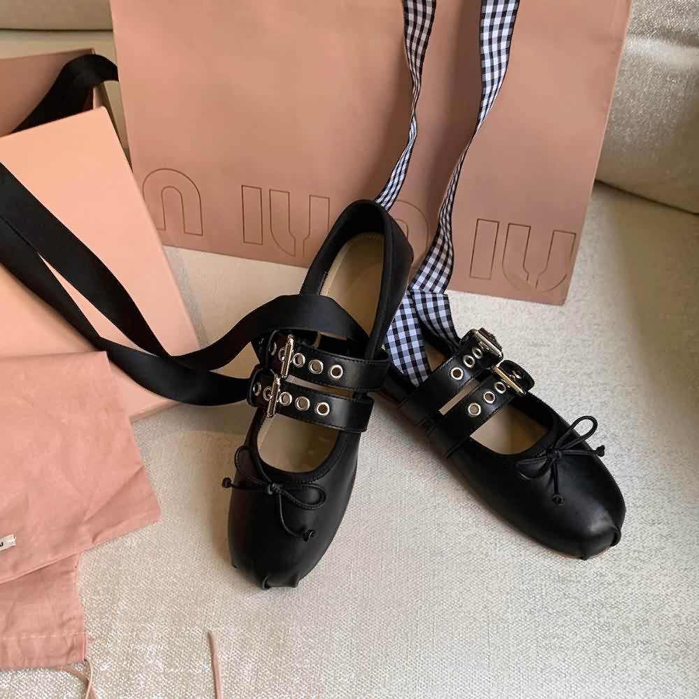 Gothic Punk Ballet Flats