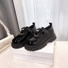 Gothic Punk Bat Oxford Platform Shoes