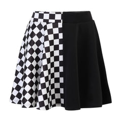 Gothic Punk Plaid Mini Skirt