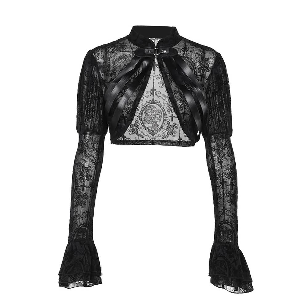Gothic Retro Spitzen Bolero Jacke