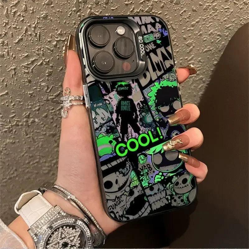 Human Skeleton Pattern Cute Phone Case for iPhone 15, 14 Pro Max, 13, 12, 11, XR, XS, X, and Mini