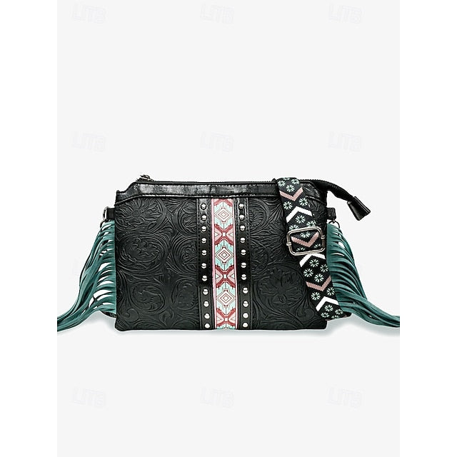 Shoulder  Leather Crossbody Bag Wristlet PU Bags