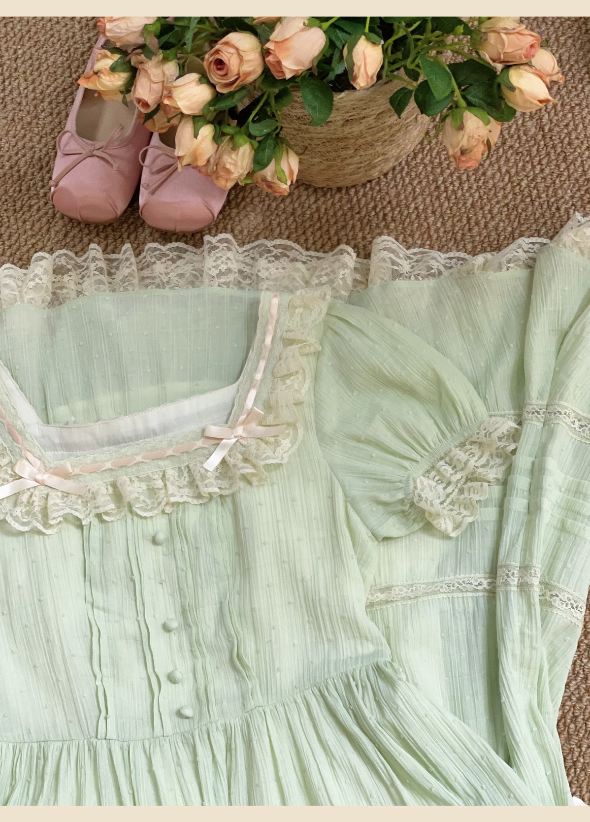 Cozy Garden Cottagecore Dress