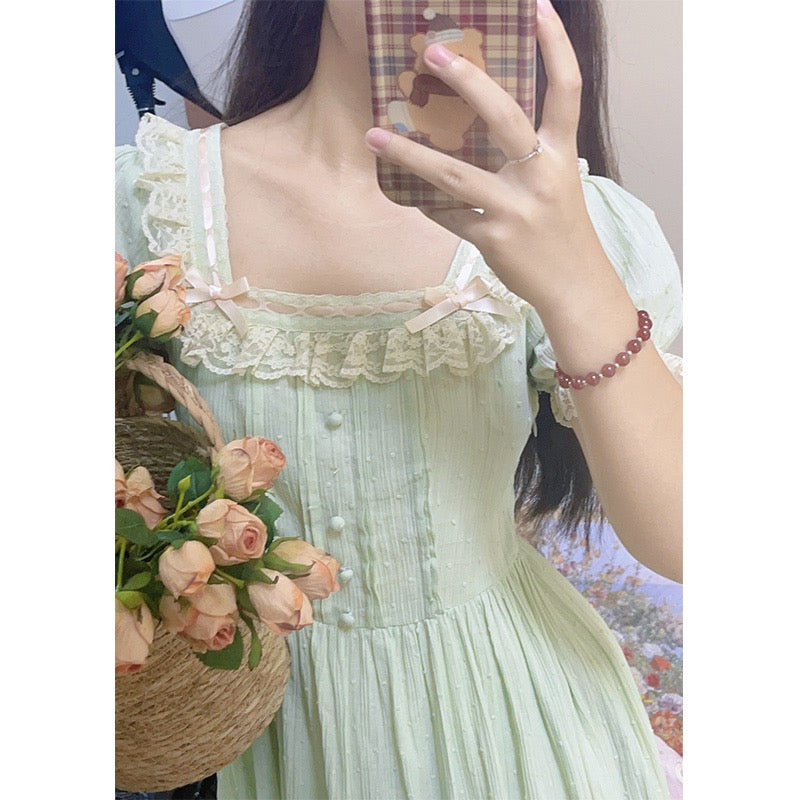 Cozy Garden Cottagecore Dress
