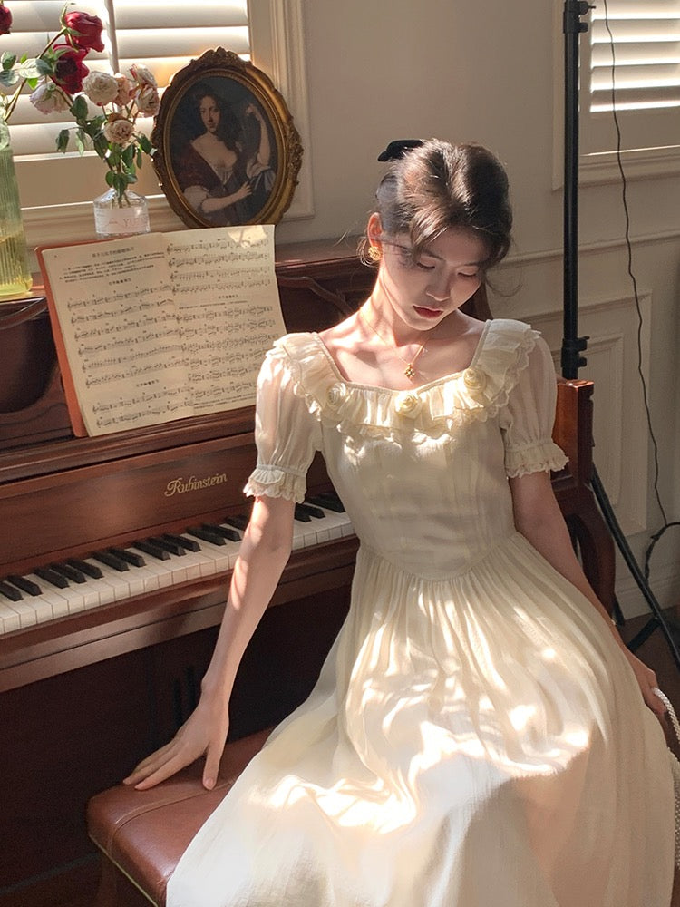 Lasira Light Academia Dress