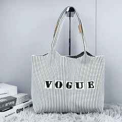 Single-Shoulder Woven Bag