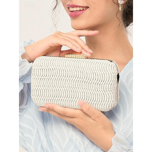 Leather Wristlet Party Evening PU  Clutch Bag