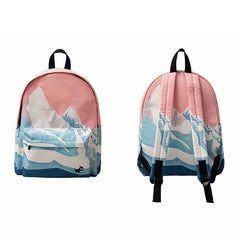 Alaska Cartoon Print Backpack