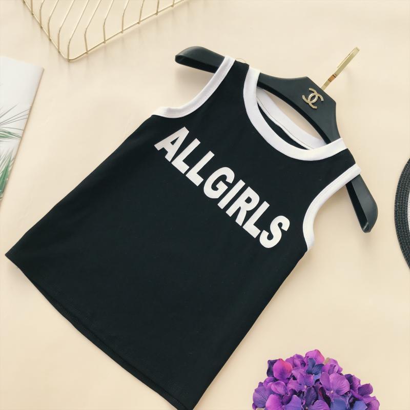 All Girls Sporty Round Neck Singlet Top