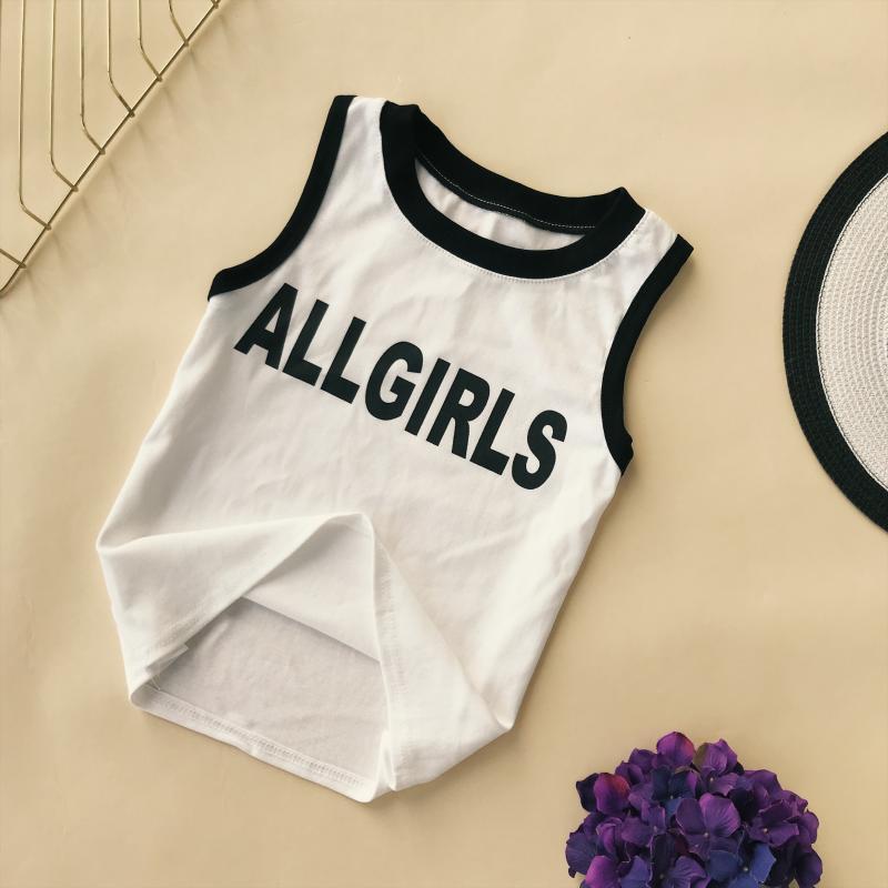 All Girls Sporty Round Neck Singlet Top