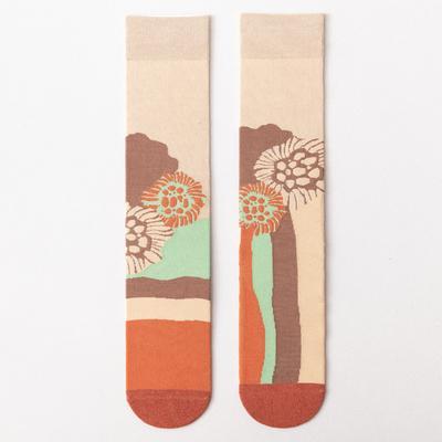 Art Hoe Geometric Patterns Cotton High Socks