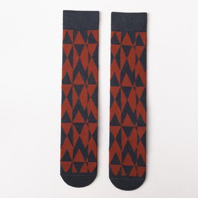 Art Hoe Geometric Patterns Cotton High Socks