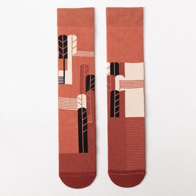 Art Hoe Geometric Patterns Cotton High Socks