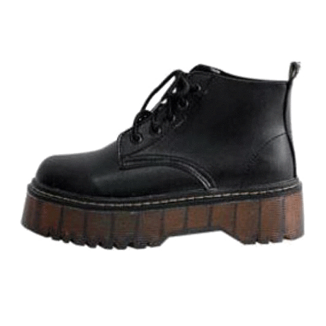 Autumn And Winter Platform Vintage Boots